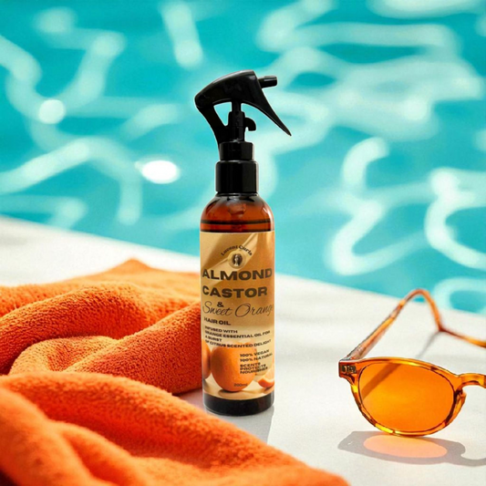 Almond Castor and Sweet Orange Hair Oil
